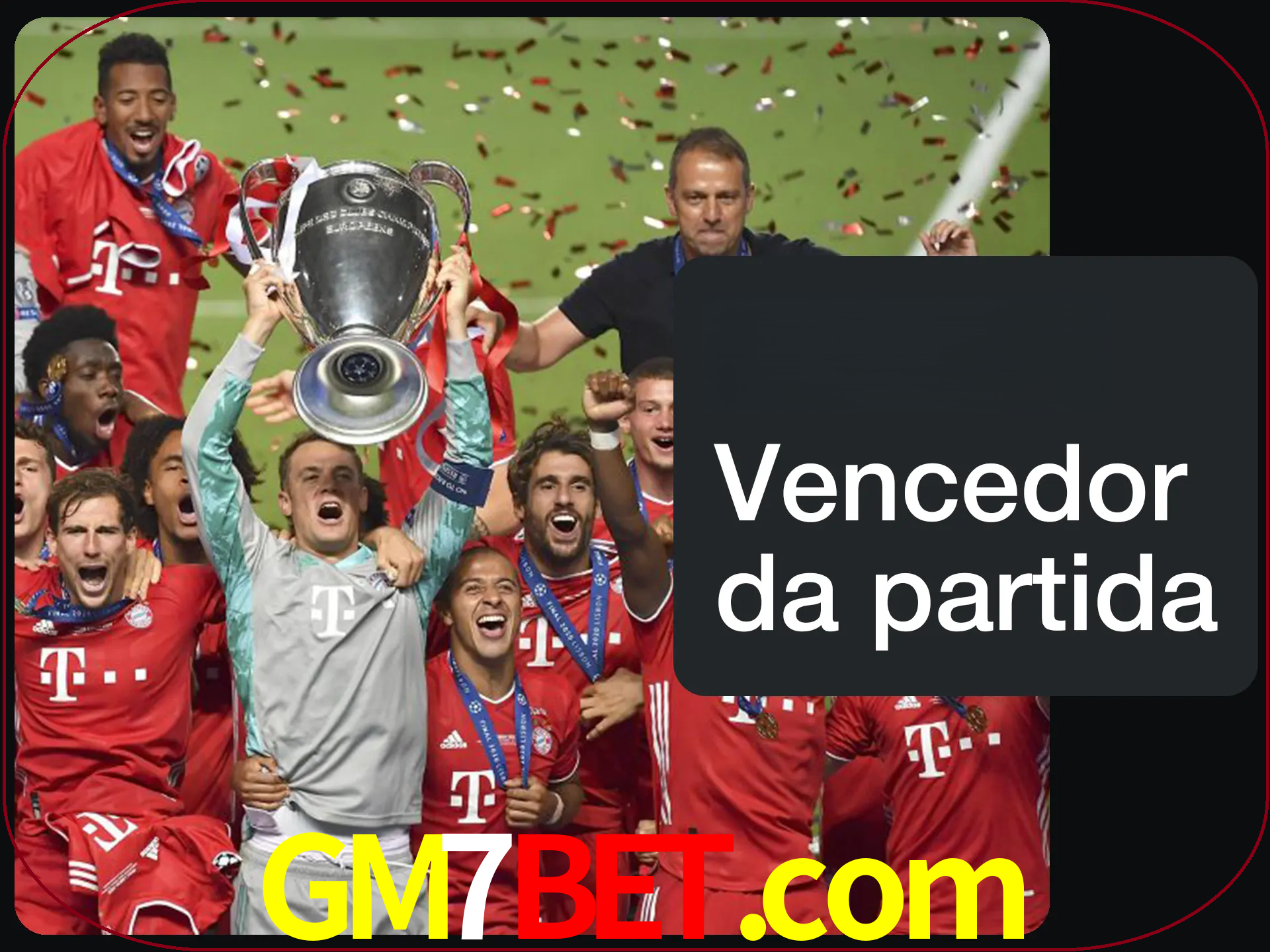 Aposte no vencedor e ganhe uma grande quantia de dinheiro.